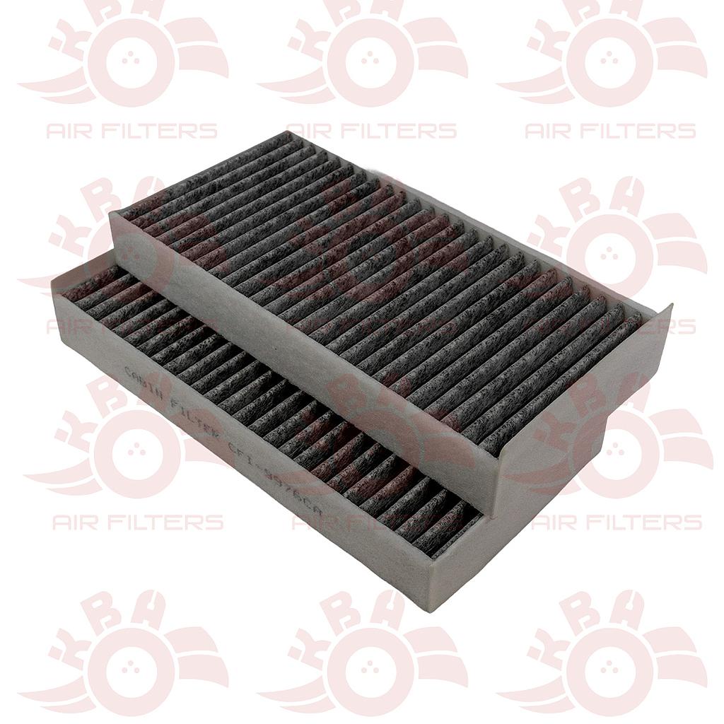 FILTRO DE CABINA BMW X1 F48 16-18 KIT C/2 PZ. CARBON ACTIVO